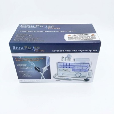 New SinuPulse Elite SP100 Advanced Nasal Sinus Irrigation System Natural Relief