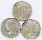 1927 PDS Peace Dollar Silver VF/XF details $1