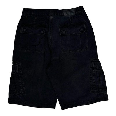Ecko Unltd Baggy Cargo Shorts - 32W 12L schwarz Baumwolle