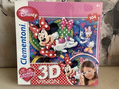 Clementoni Disney Junior ''I Love Minnie'' 3D Vision 104-teiliges Puzzle 6+