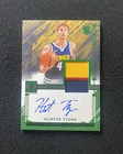 2023-24 Panini Impeccable #124 Hunter Tyson Auto RC Rookie Patch RPA 2/5 GY40