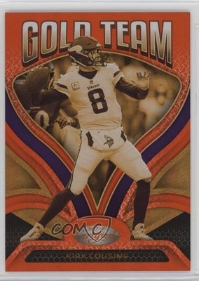 2022 Certified Gold Team Mirror Orange 66/149 Kirk Cousins #GT-10 3hd