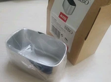 ALESSI BIBO TEA/SUGAR BAG HOLDER BY VALERIO SOMMELLA NEW IN BOX 18/10 SS