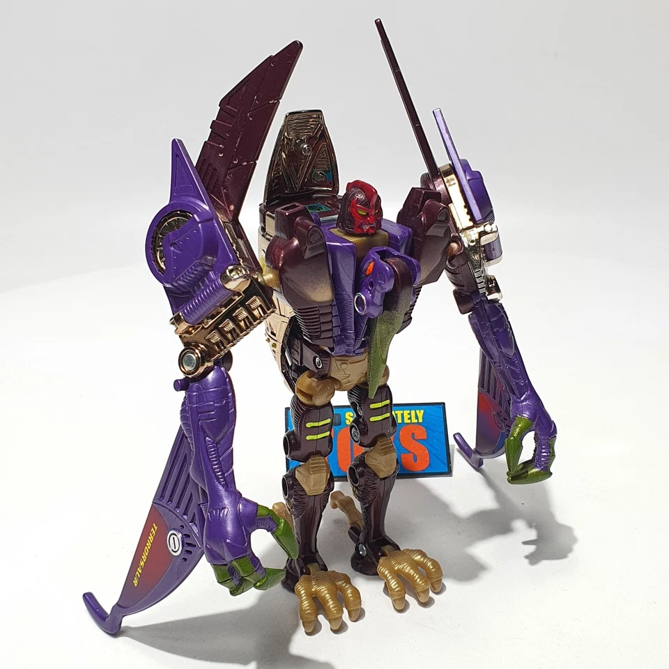 Vtg Transformers Beast Wars Transmetal TERRORSAUR figure COMPLETE 1998 Predacon - Image 4 of 4