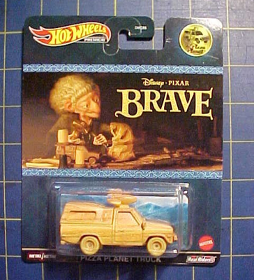 Hot Wheels Disney Pixar: Brave 1:64 Pizza Planet Truck - Brown