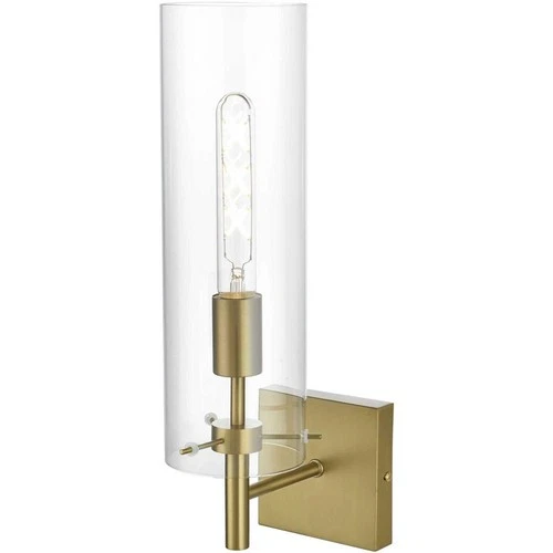 Living District LD2362SG Savant 1 Light 5 inch Satin Gold Bath Sconce Wall Light - Picture 3 of 8