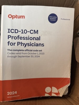 Optum ICD-10-CM Professional for Physicians 2024 Coding Book - New