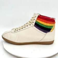 Gucci Men Sz UK 9.5D US 10 White Leather Lace...