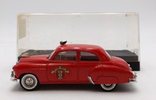 Solido 1:43 Scale No.4508 Chevrolet 1950 Styleline Sedan fire chief vehicle LN