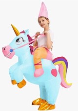 Spooktacular Creations Kids Inflatable Halloween Costume, Riding a Unicorn,...