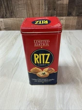 Nabisco Ritz Crackers Tin 1987 Limited Edition Collector Metal Container Vintage