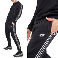 Nike Mens Tracksuit Fleece Black Hoodie Joggers Sweatpants Hoody Bottoms New