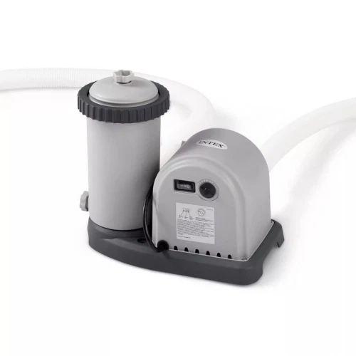 Intex Prisma Frame Greywood 26744 Runder Pool Ø 549x122 cm in grauer Holzoptik - Bild 4 von 4