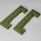 1984 Vtg Gi Joe Playset Watch Tower Green Sandbag x2 Vehicle Parts Piece Hasbro