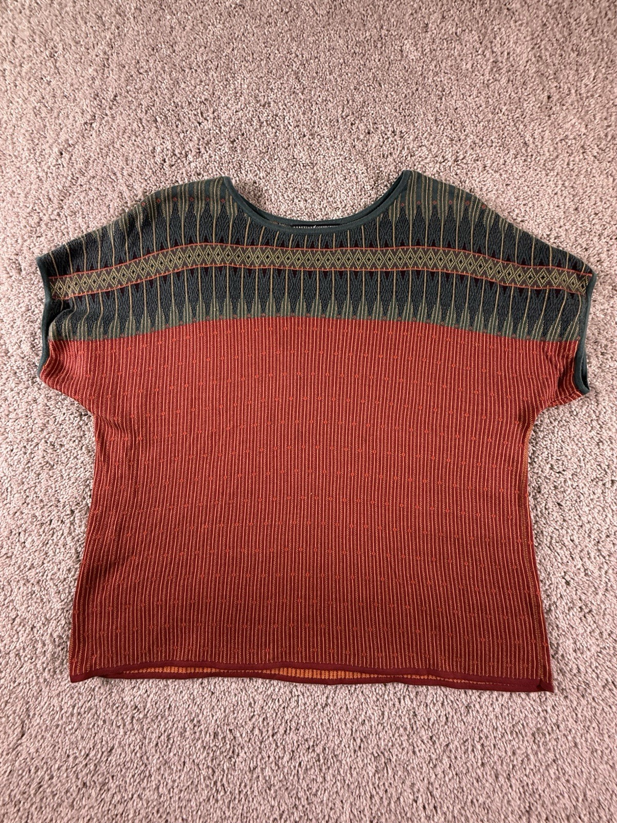 Peruvian Connection Sweater Size Large multicolor… - image 1