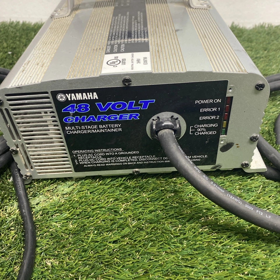 Yamaha OEM 48 Volt Golf Cart Battery Charger - 2-PIN Plug - Model #JW2-H2107-01 - Image 2 of 4
