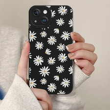 Vintage Daisy Flower Pattern Phone Case for  14 Case Pretty Cute Floral Design C