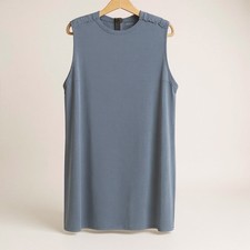 Kate & Mallory Sleeveless Blue/Gray Mini Dress Made In USA ๐บ๐ธ