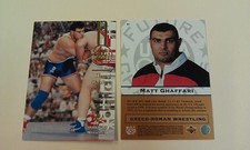 Matt Ghaffari Greo-Roman Wrestling 1996 UD Upper Deck Olympic Card USA Gold