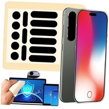 Black Nano Universal Webcam Covers Large Size 14 PCS Privacy Protection