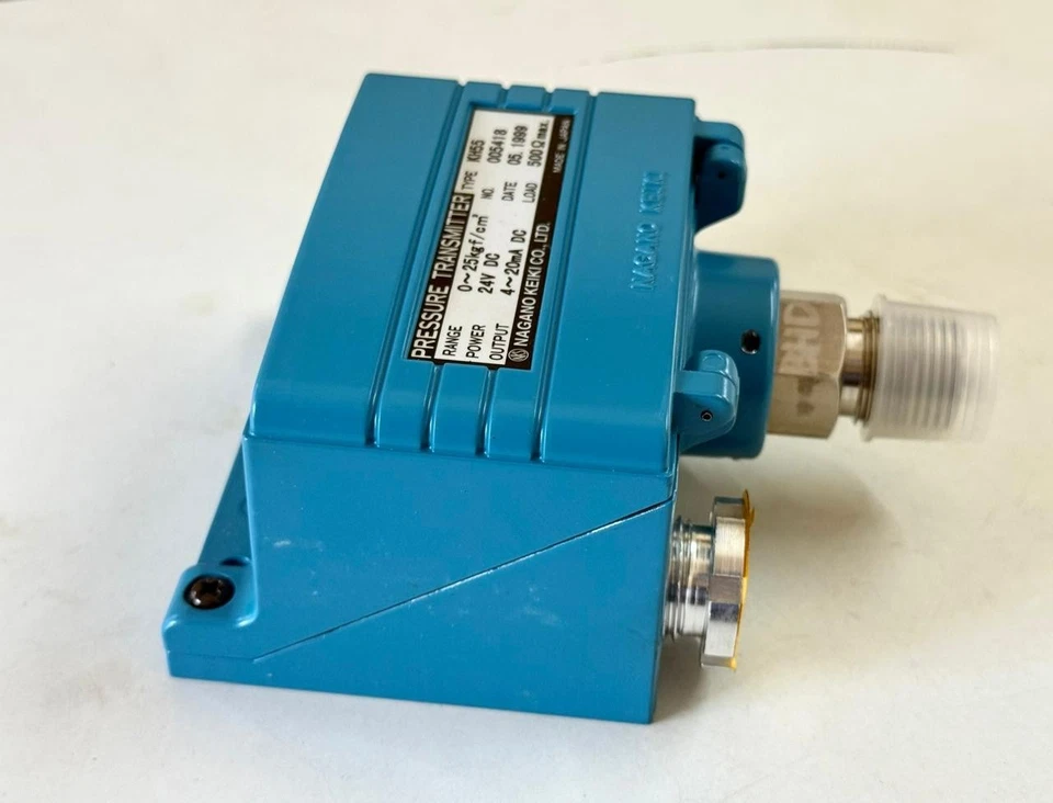NAGANO KEIKI KH55 Pressure Transmitter 0-25Kgf/cm2 24VDC 4-20mA - Image 4 of 4