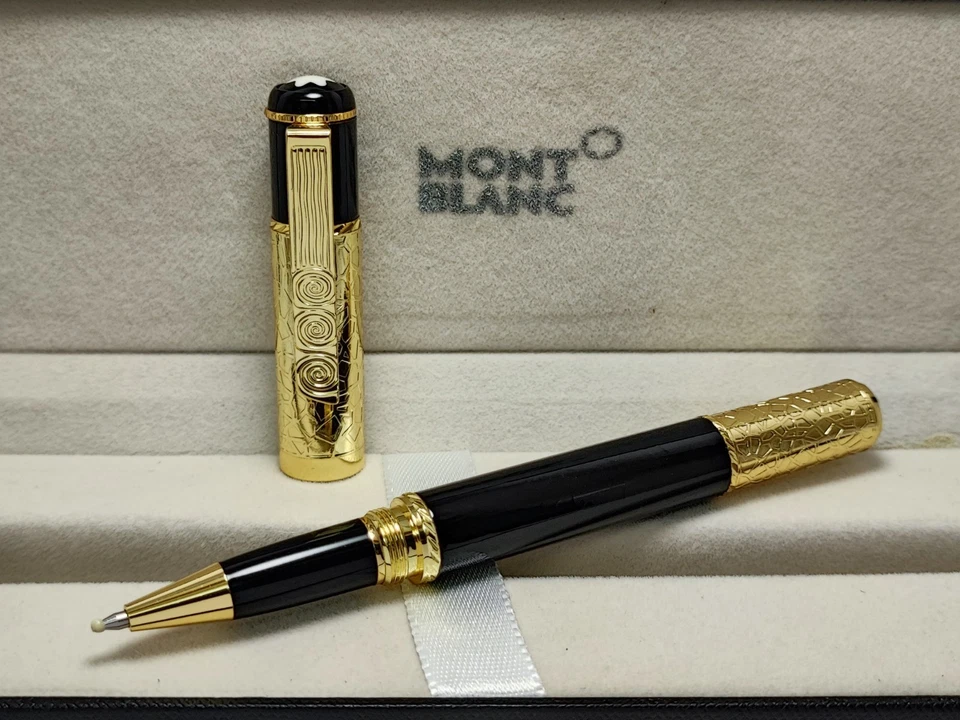 Montblanc Masters of Art Gustav Klimt Limited Edition Ballpoint Pen Black Ink - Image 1 of 4