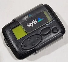 MOTOROLA SKYTEL FLEX BEEPER PAGER VINTANGE BLACK SKY TEL