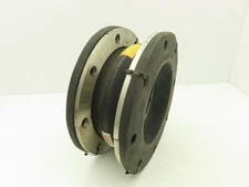 Unaflex Style 1000  8" Rubber Expansion Joint Split Flange 6"L