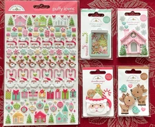 #618 - DOODLEBUG CHRISTMAS PUFFY ICONS - SHAKER-POPS & DOODLE-POPS 3D STICKERS