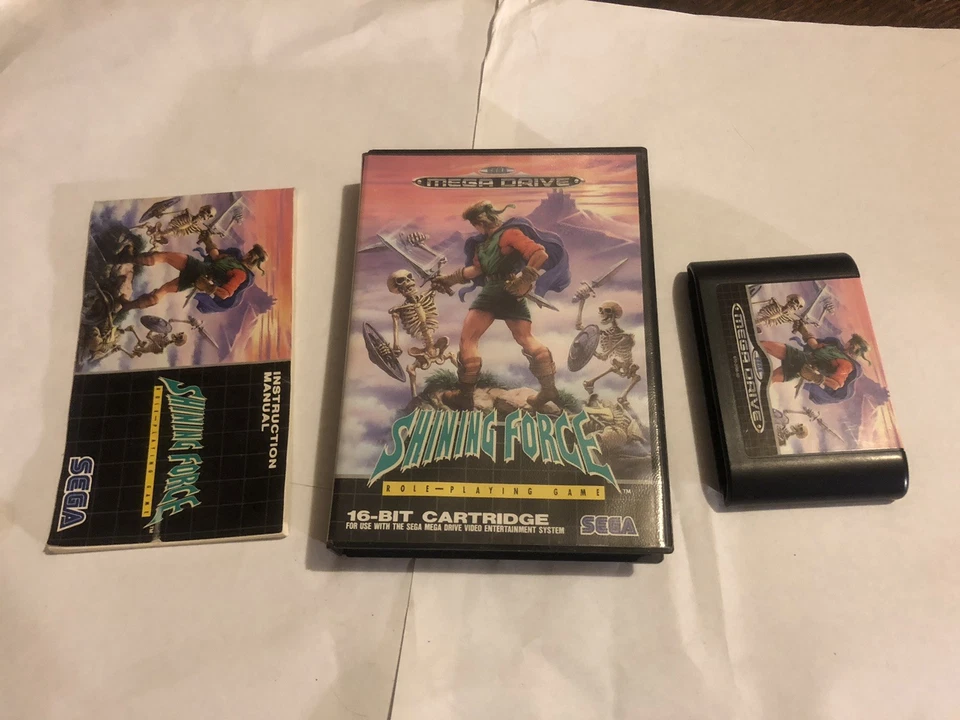 Shining Force Sega Mega Drive Action RPG Adventure Game Boxed Complete w/ Manual - Image 2 of 4
