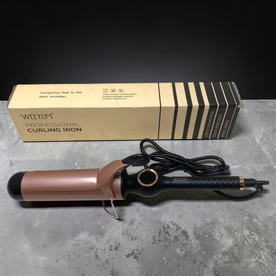 New Weeyum Rose Gold 2'' Barrel Professional Curling Iron 270-450 Degree Open Box