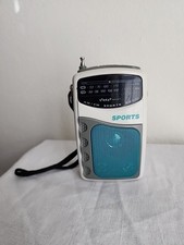 Street Beat PR-35M Portable AM FM Sports Radio with Belt Clip Tested