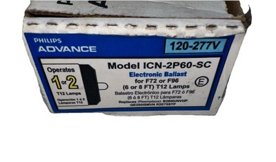 Phillips Advance IC 2P60SC Electronic Ballast 4F 72 Or F 96