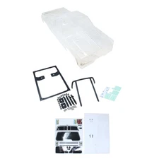 Redcat Racing RER27430 1:5 Clear Vigilante Body with Decals and Accessories Set