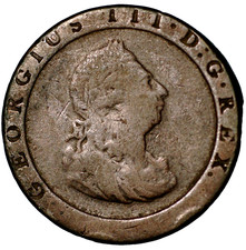 1797 Great Britain Penny George III KM# 618