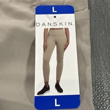 Danskin Women's Lightweight Tight Satellite Beige Size L NWTs