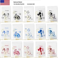 50Pcs/Pk Dental Orthodontic Elastics Braces Rubber Bands 3.5/5.0/6.5OZ