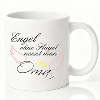 Kaffeetasse Engel Ohne FlüGel Nennt Man Oma Geschenk Muttertag Geburtstag Weihna