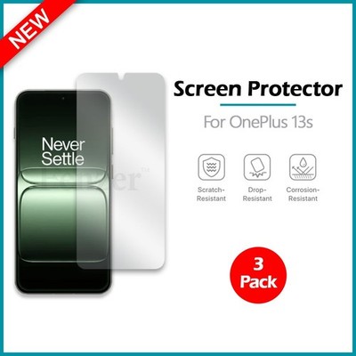 3-Pack LCD Ultra Clear HD Screen Shield Phone Protector for OnePlus 13S