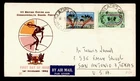 DR WHO 1962 AUSTRALIA FDC COMMONWEALTH GAMES SPORTS ROYAL CACHET COMBO R41969