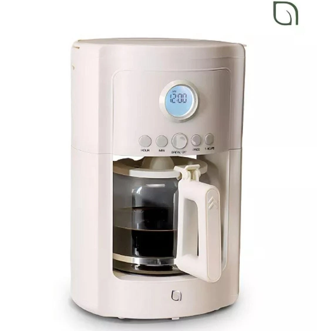 Willow Kitchen 12 Cup Coffee Maker–Programmable Brewing Options with Timer
