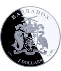 2026 Barbados $5 0.999 2oz Silver Proof  MONOPOLY Jackpot Multicolor coin  — photo 2