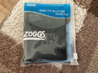 Zoggs Easy Fit Silikon Bademütze 30% x Stretch erhöhte Kapazität für lange Haare