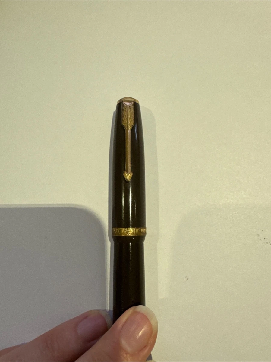 Vintage Parker Duofold Brown Fountain Pen