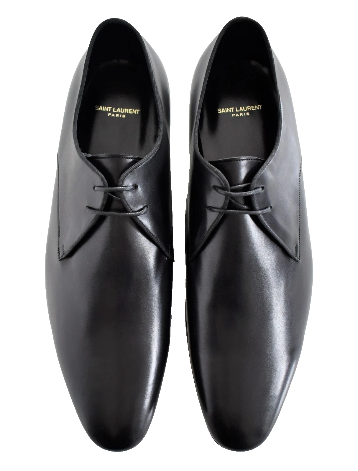 SAINT LAURENT (YSL) ?️Scarpe DERBY SAINT LAURENT Paris BLAKE 20 da uomo in pelle nera EU 43 US 9 5 10
