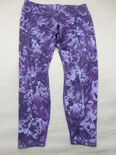 Athleta Size XL Womens Multicolor Compression Pull On Athletic Sport Capri 398