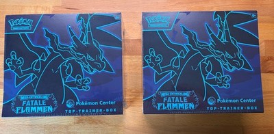 2x Pokémon Fatale Flammen | Pokémon Center Top Trainer Box | NEU & OVP | Deutsch