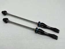 Hadley Racing USA Made - Black Quick Release Set - 100mm/130mm - Titanium Skewer