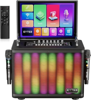 US Smart Karaoke Machine VK40 with Lyrics Display Screen with