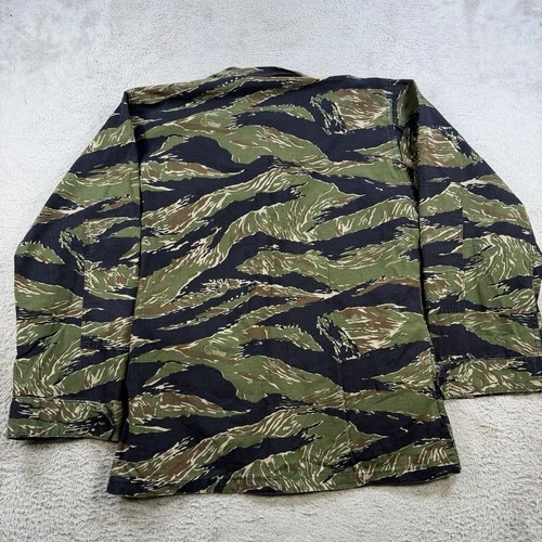 Vintage Tru-Spec Jacket Mens Medium Tiger Stripe Camo Regular Military BDU image 7